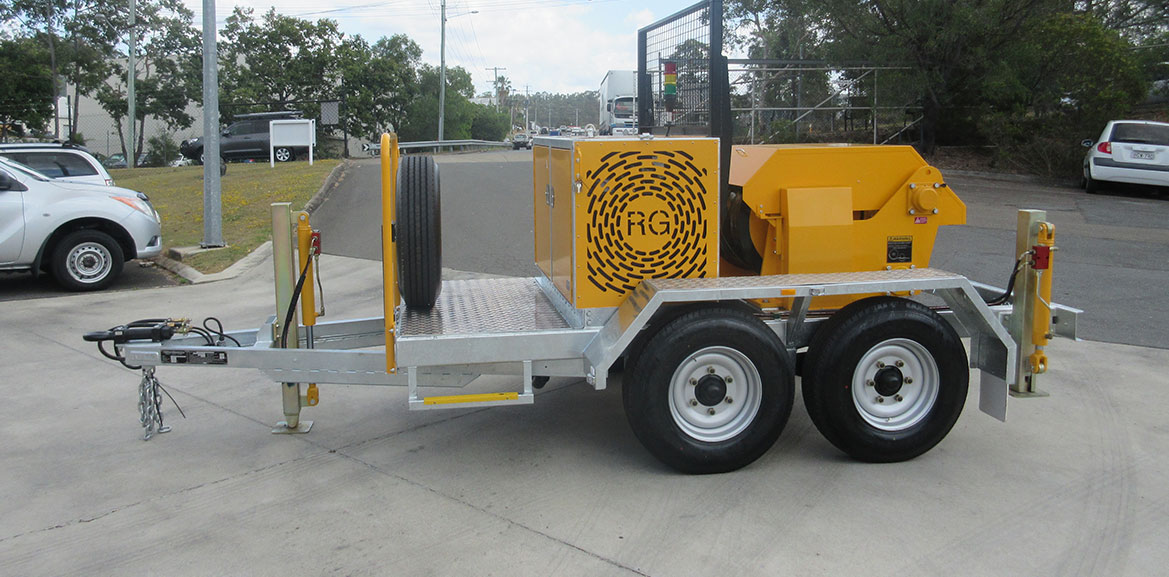 20kN (2 Tonne) Trailer-Mounted Recovery Winch