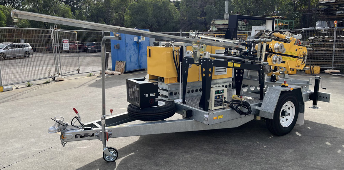 Cable Puller Cutter Trailer